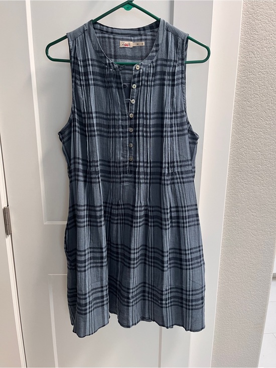 Faherty Dresses & Skirts - Women's Faherty Issa - Clearwater Navy Plaid